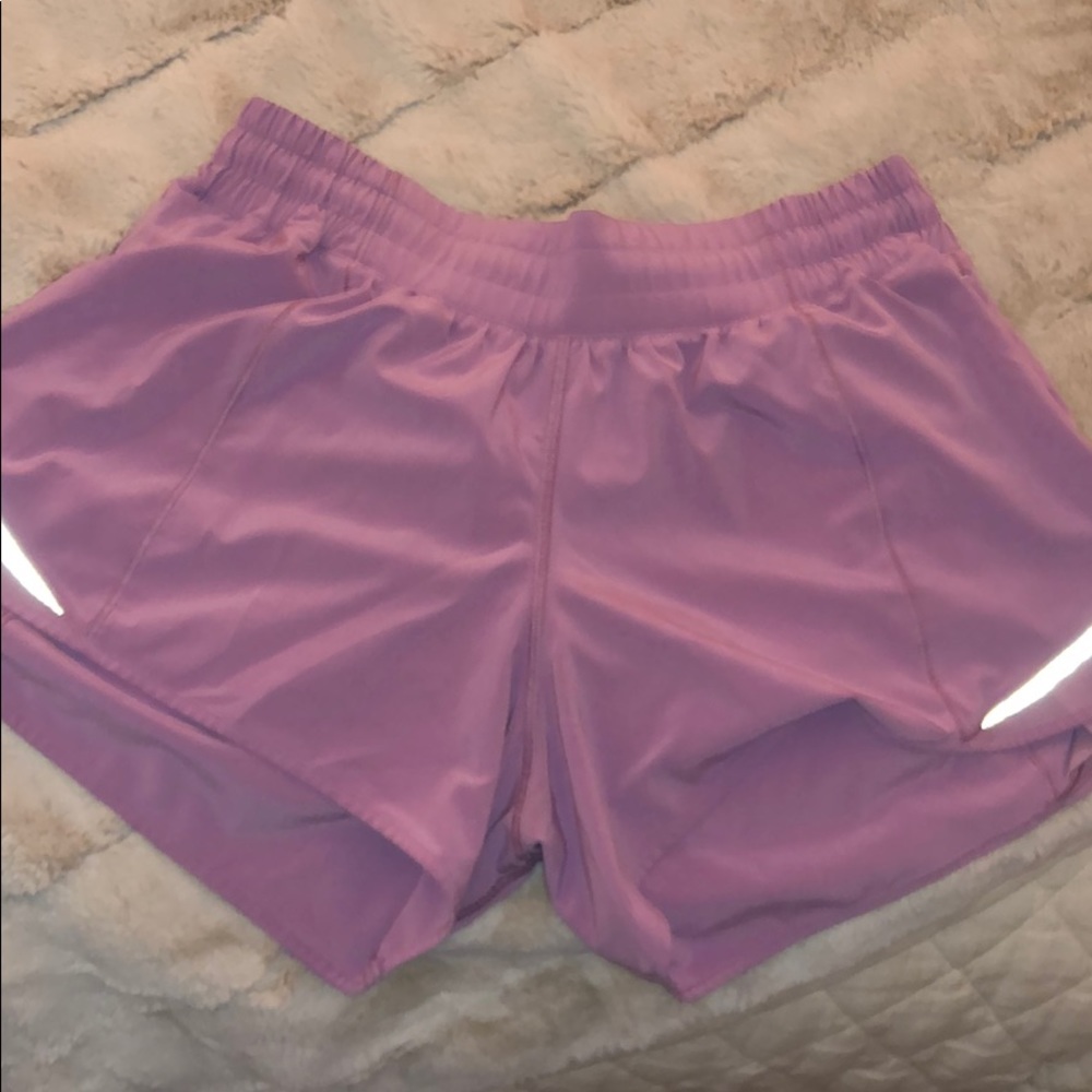 Purple lululemon hotty hot 4 long